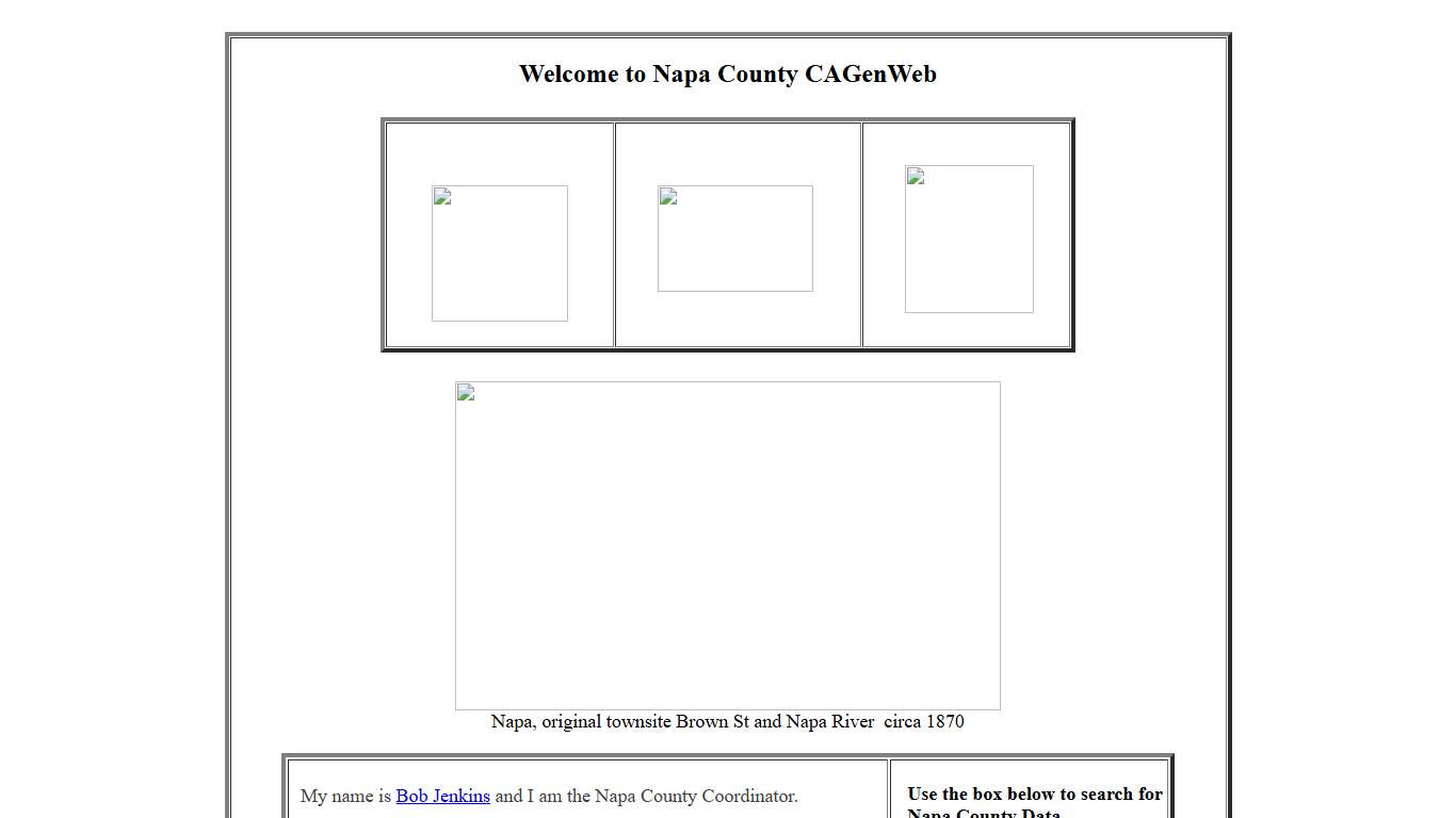 Home Page napa County Genealogy